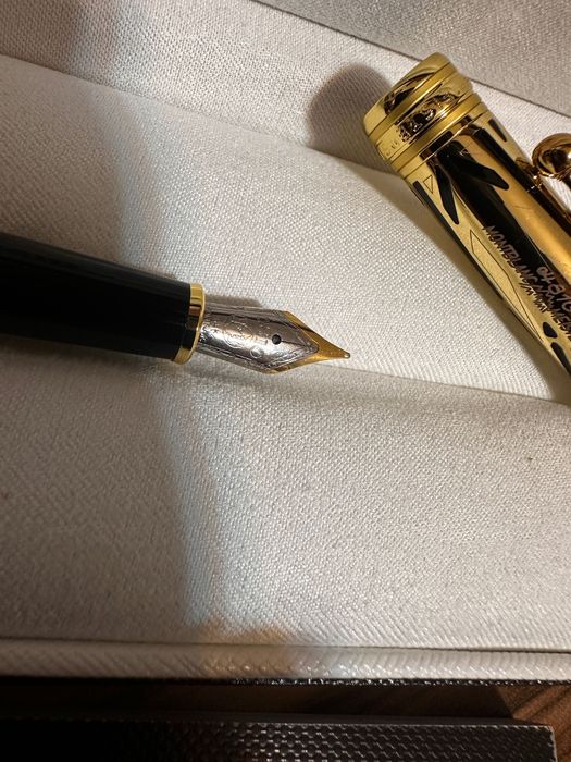Stilou Montblanc Meisterstuck 100 years, Fountain Pen negru/auriu