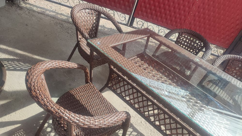 Станок Ротанг Стол стулья