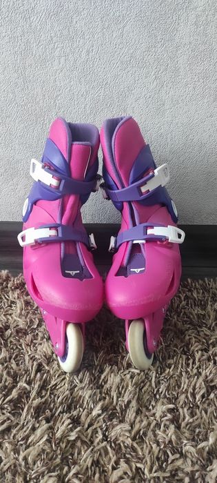 Ролики девочковые 34-36 рр decathlon