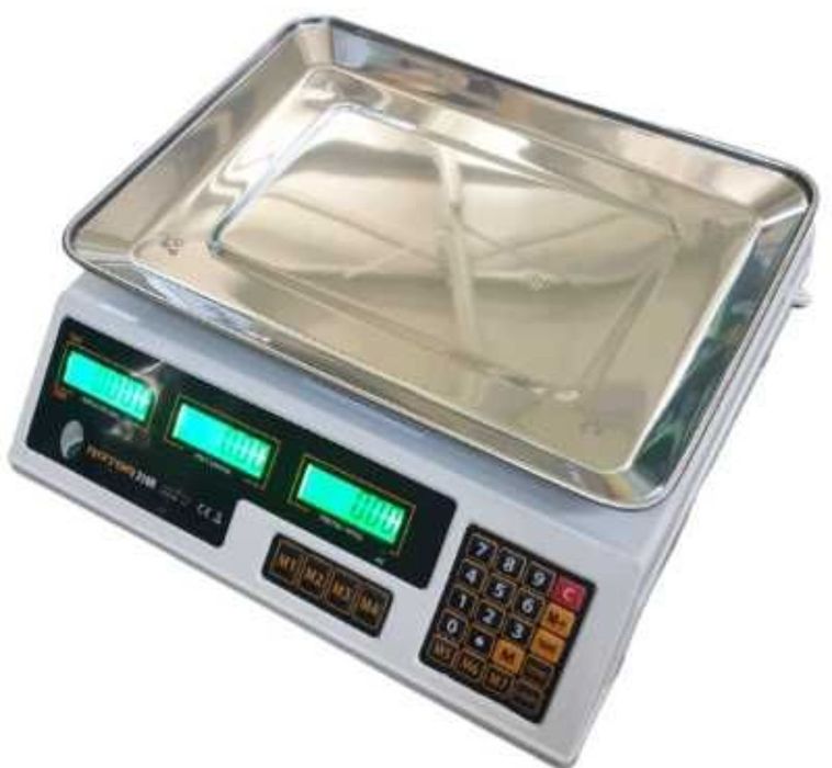 Cantar piata electronic cu acumulator