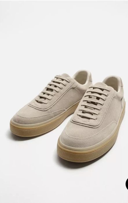 Кецове от естествен велур Zara