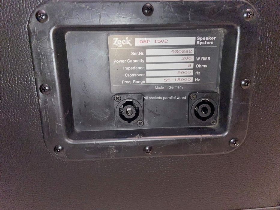 Vând 2 Boxe Zeck by Jbl Germania