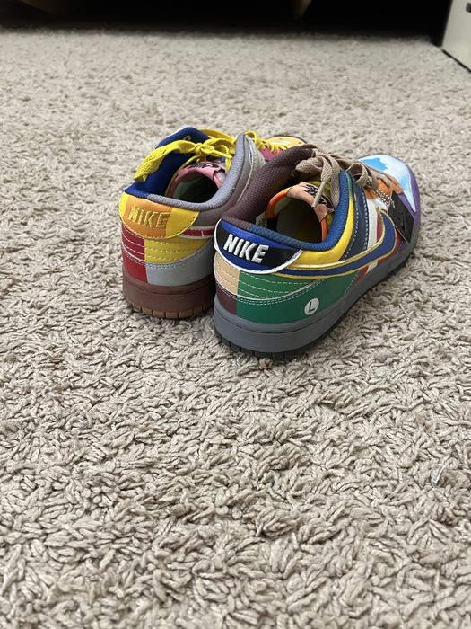 Кастомные Nike Dunk Low «What The Super Mario» 43 размер