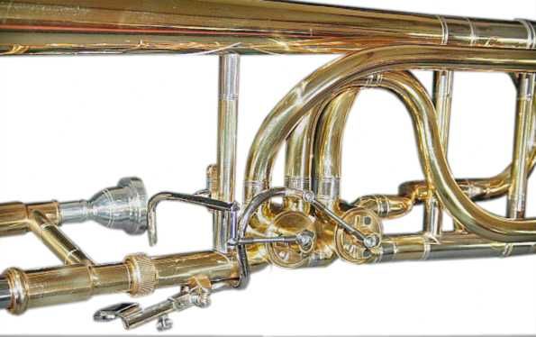 Trombon Bass Karl Glaser 2 ventile Bb/F/Eb & Bb/F/D