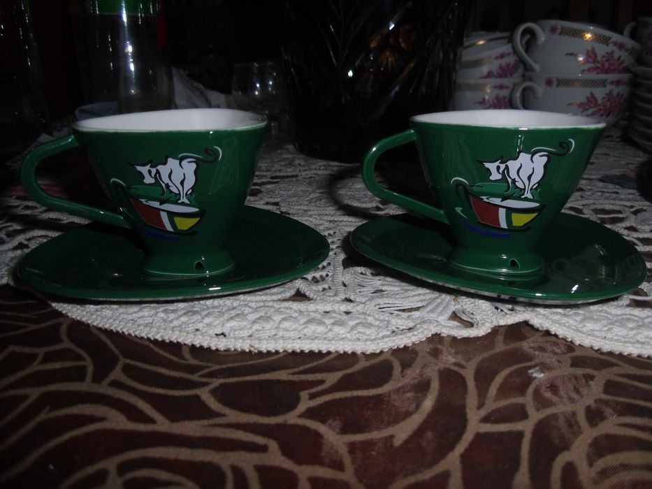 set 2 cesti micute cu logo