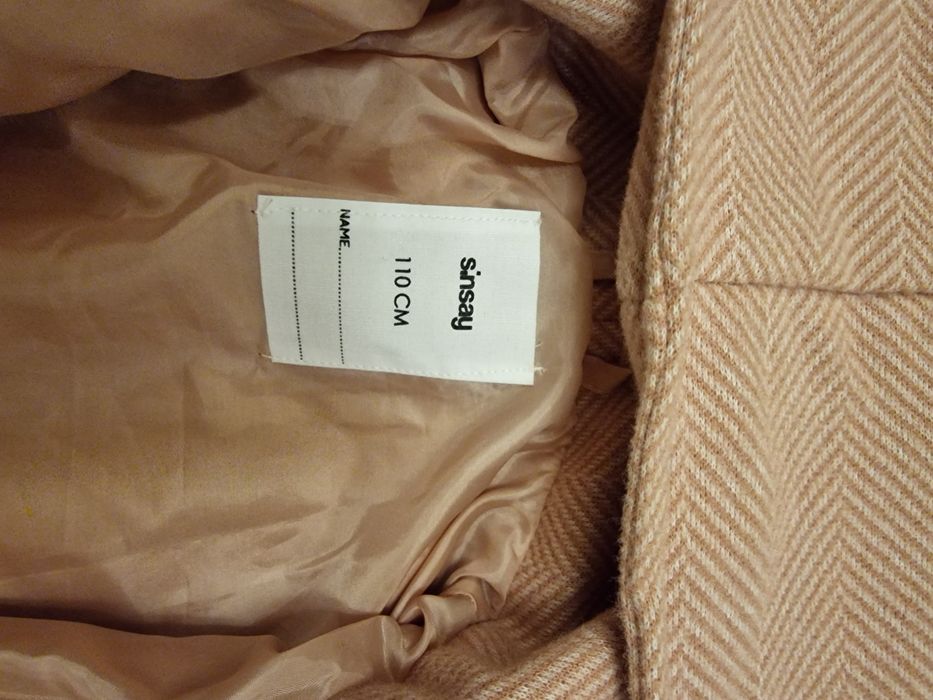 Palton fetite 110 roz