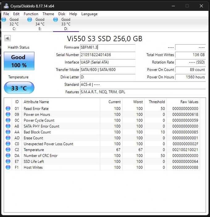Ssd extern Verbatim 256gb Nou