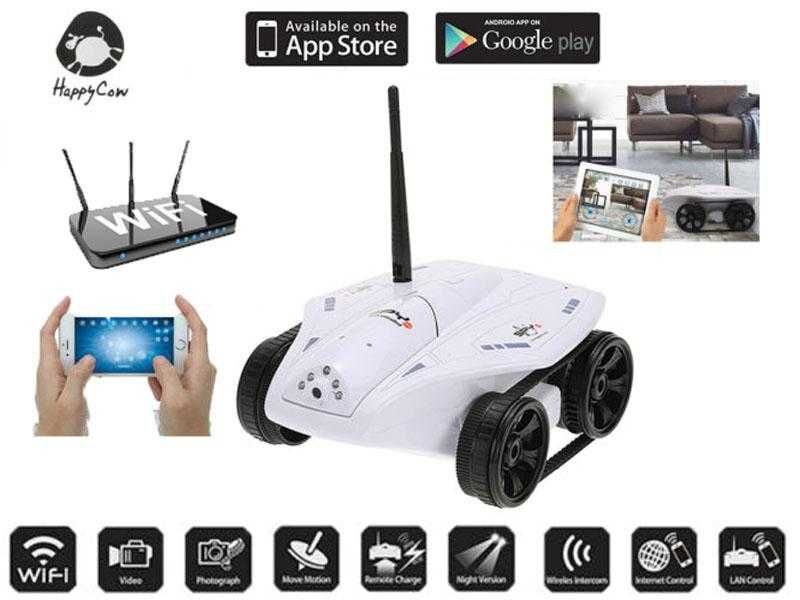 Радиоуправляемый танк-Робот i-Tech - 777-325 с камерой и -ОРИГИНАЛ