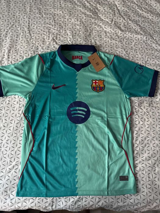 Tricou Barcelona third kit verde 2026-2027 la liga champions league