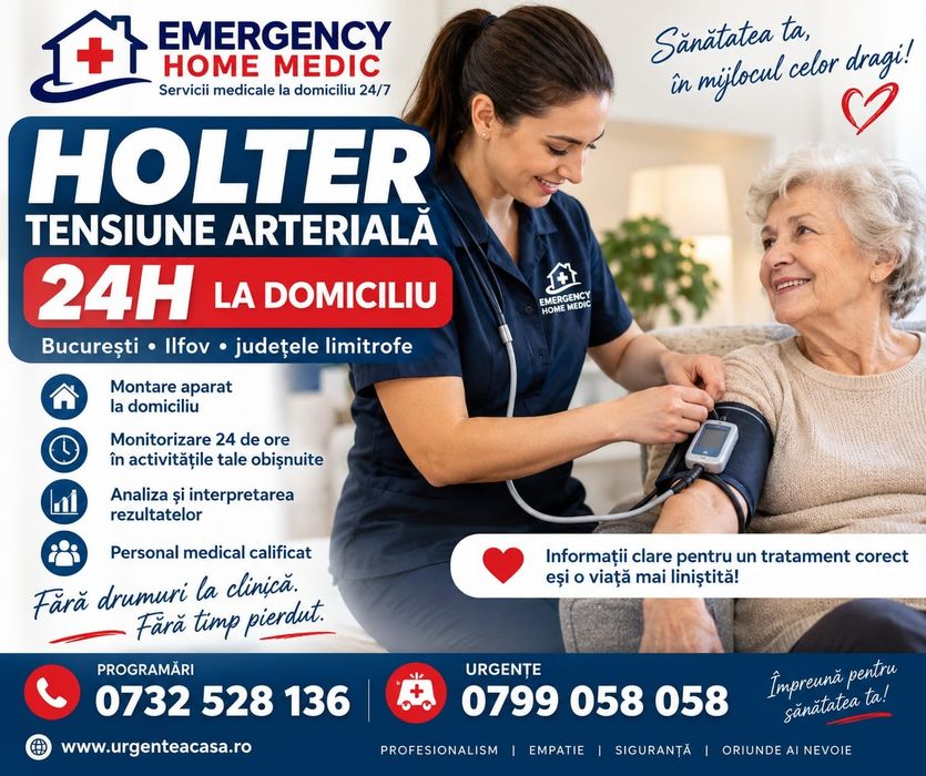 Îngrijiri Medicale la Domiciliu 24/7 – Consultații, Perfuzii, Paliative | București Ilfov