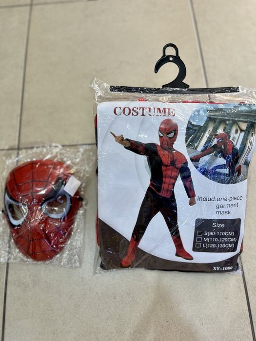 Карнавален костюм с мускули Спайдърмен /Spider man costume