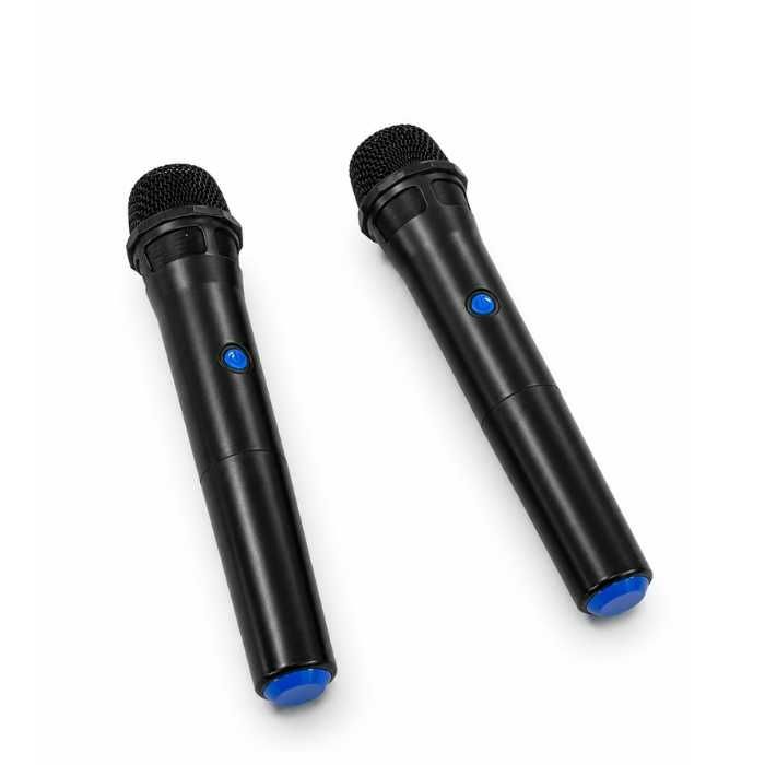 Тонколона караоке с два микрофона / Bluetooth / USB / LED осветление / Домашни партита / Събития и презентации