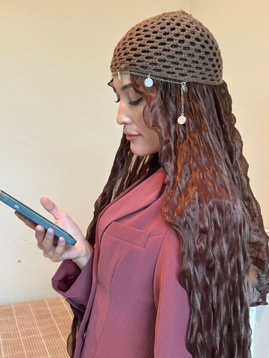 Кудрявый шарф новый