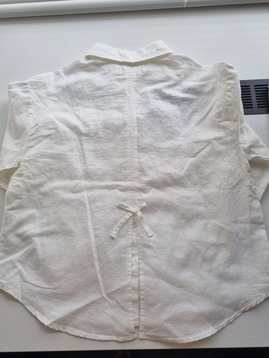Рубашка "лён"  от Zara для девочек  на 9-10 лет
