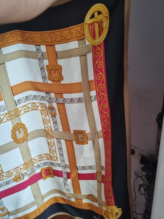 Копринен шал Trussardi