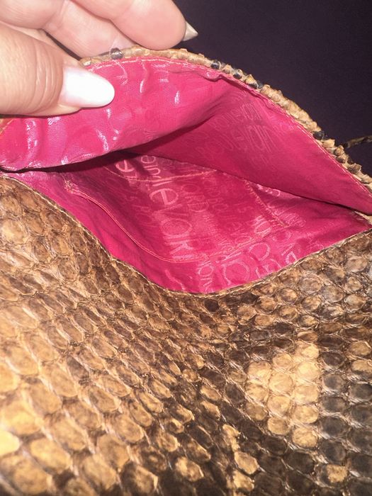 Geanta de umar si geanta crossbodydin piton