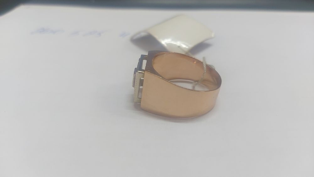 Мужское золотое кольцо