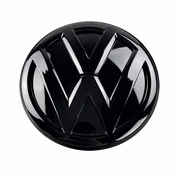 задна емблема черен гланц за VW Golf 7 MK7 110mm