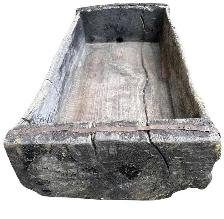 Covata imensa taraneasca lemn plop barduita manual