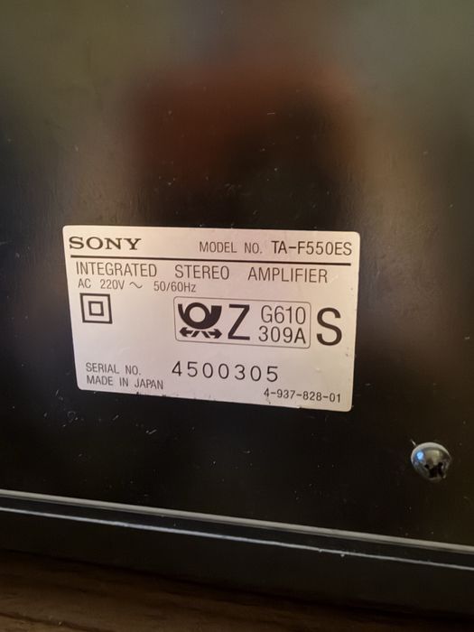 Amplificator SONY ES ESPRIT Titan Traf Toroidal