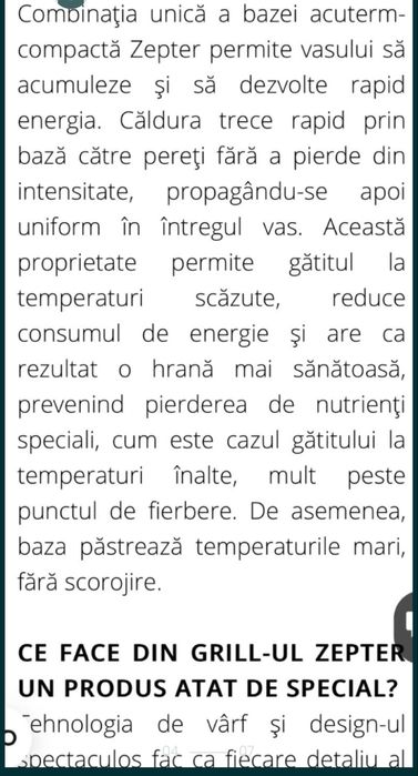 Grill Zepter stare foarte bună