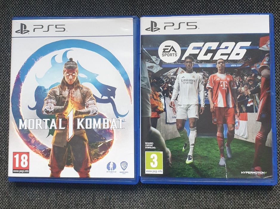 Диск на пс5 mk1 , fc26