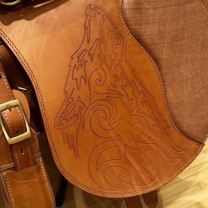 Шикарное седло ручной работы