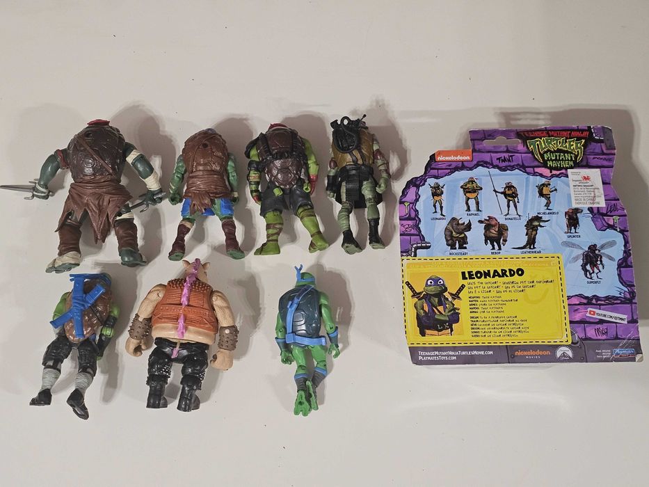 Lot 8 Figurine Teenage Mutant Ninja Turtles (TMNT)