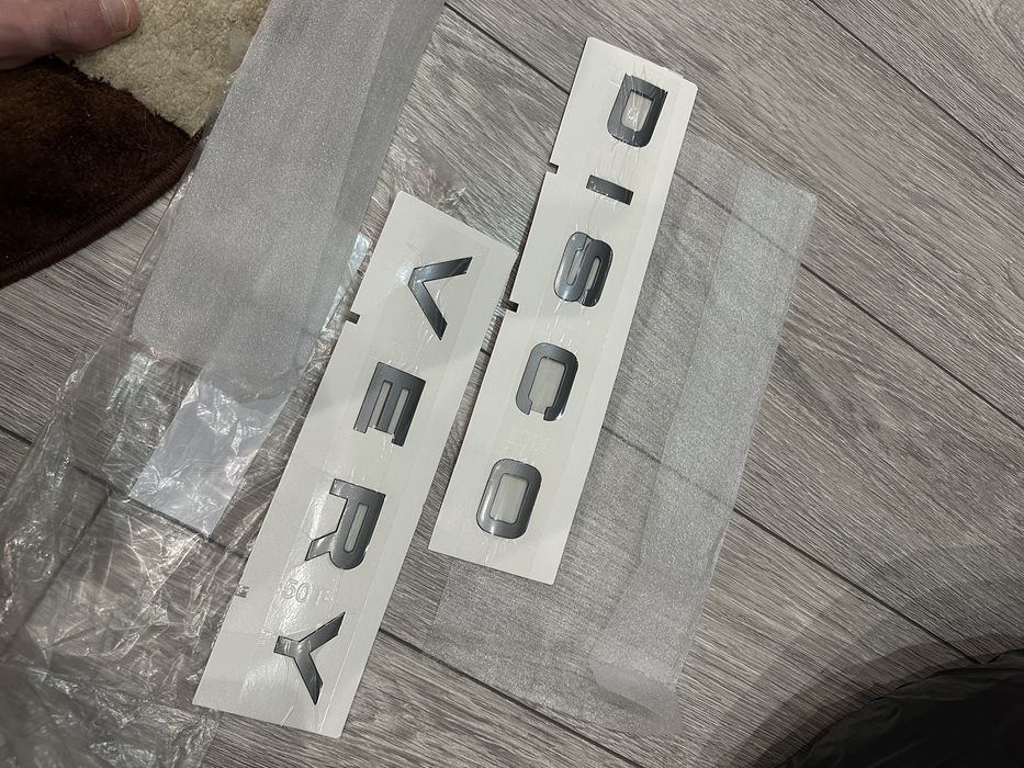 Emblema Badge litere range rover/ discovery ORIGINALE