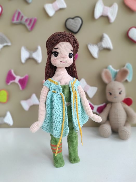 Кукла вязаная продам