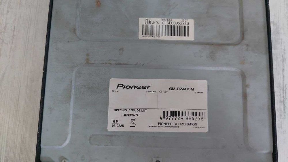 Pioneer GM-D7400M цифровой моно усилитель D класса для сабвуфера