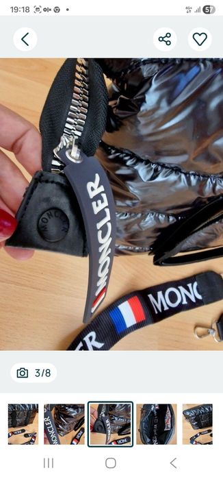 Geanta damă Moncler,curea detasabila umăr, import Italia
