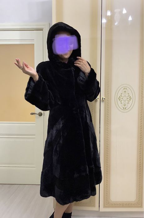 Норковая шуба стрижкннная ОАЭ