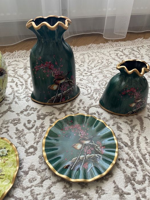 Вазы и тарелки  для декора
