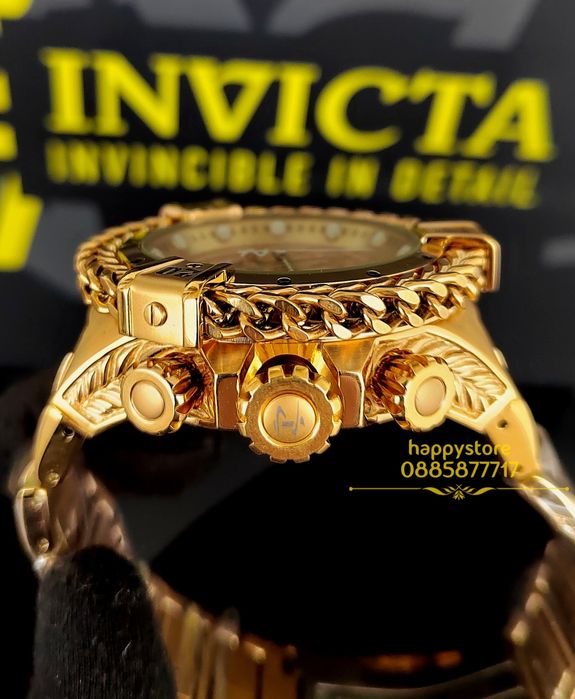 часовник INVICTA Hercules Gold 56 mm, Инвикта нов