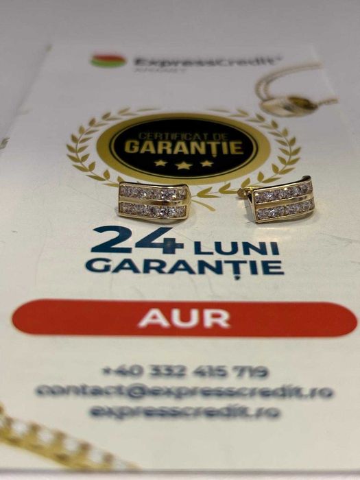 Cercei din aur (AG32 B29121.1) 2 ANI GARANTIE!
