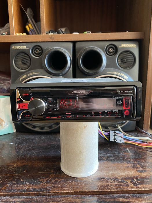 Kenwood KDC-BT49DAB - ВИСОК КЛАС - USB Bluetooth CD за кола сд радио