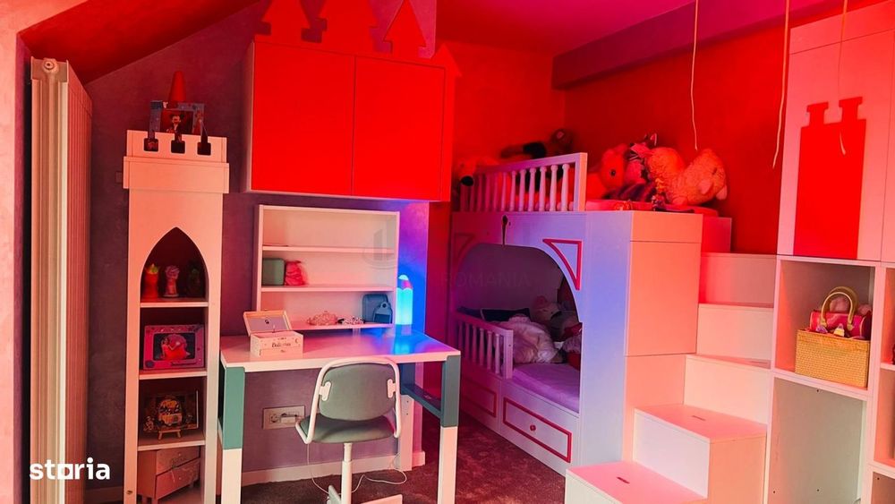 Vilă decomandată 4 camere, 550 mp teren, mobilată utilata complet