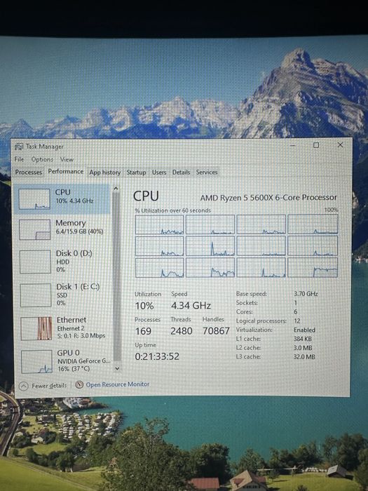 PC Gaming/ Ryzen 5 5600X, GTX 1650 super