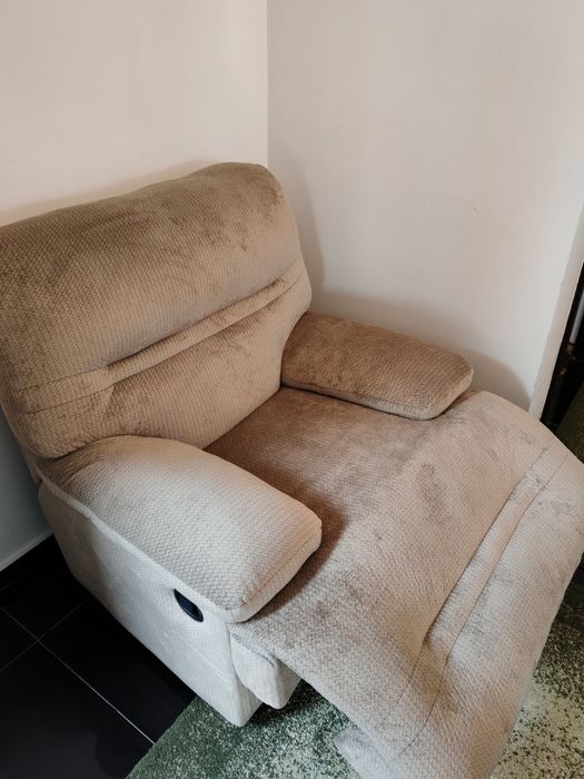 Fotoliu recliner Mobexpert ,manual – stare perfectă, ca nou