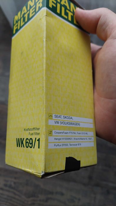 Filtru combustibil benzina NOU MANN WK69/1 Seat Skoda VW Volkswagen