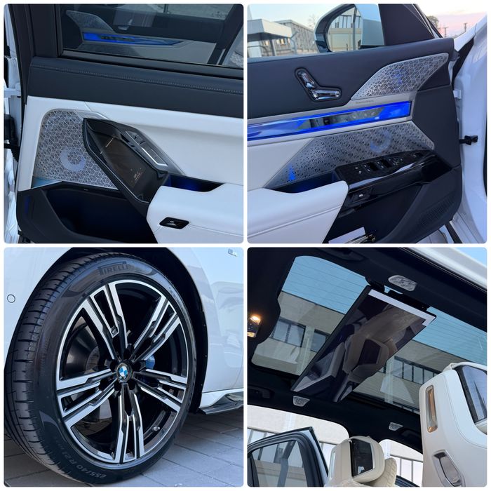 Bmw Seria 7 740d X-drive 2025  Faruri Swvarovski   TV,  B&W Diamond, Sky Lounge, Scaun Spate Vip, Iconic Glow, Masaj, Ventilatie Jante 21 USI ELETRICE