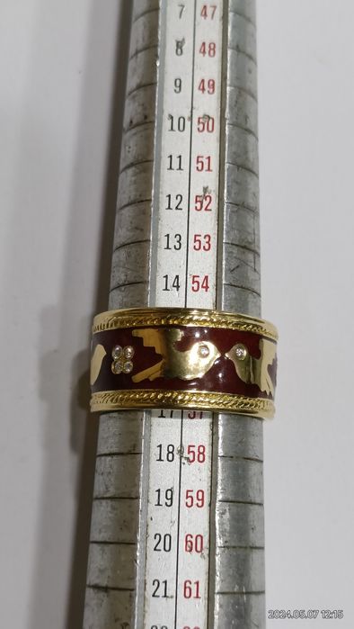 Vind inel din aur 18kt Johan Yannes