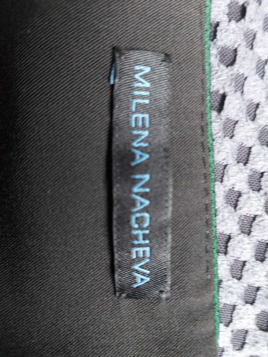 Зелена бална рокля и чанта