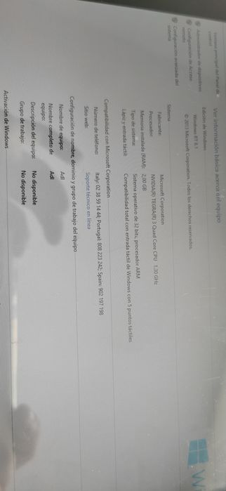 Tableta microsoft surface 32gb