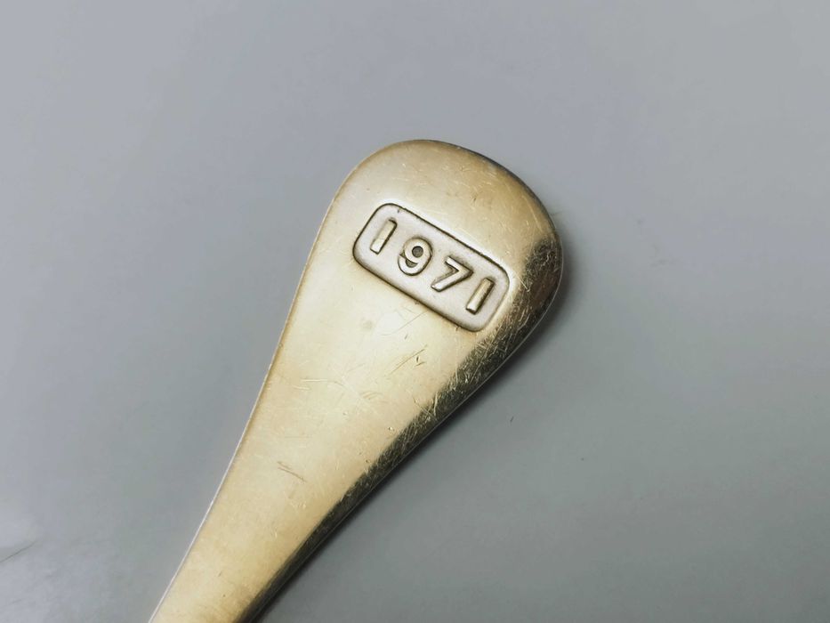 Lingura argint sterling 925 , Georg Jensen Danemarca 1971 , Copii