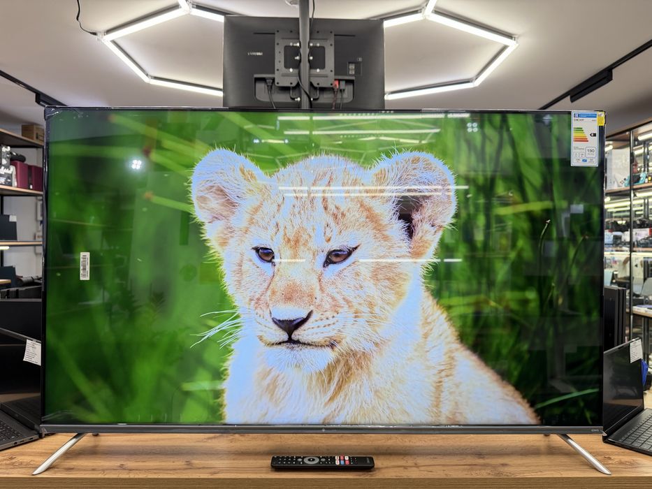 Смарт Телевизор DEXP A551, 55" 140 см, 4K UHD, LED, 2206/А10