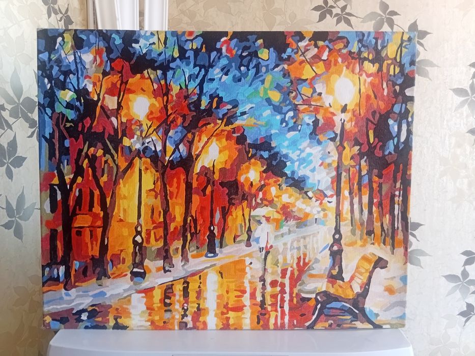 Картина,кувшин,графин.