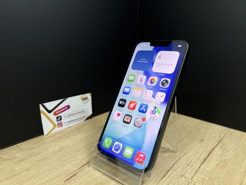 Iphone 16e 128Gb Black Second-Hand Foarte Bun 3 ani garanție, Telefoan