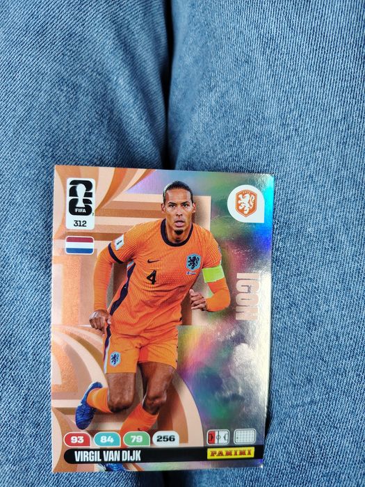 Cartonaș Virgil vin dijk FIFA World Cup 2026 Panini!